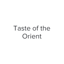 Taste Of The Orient